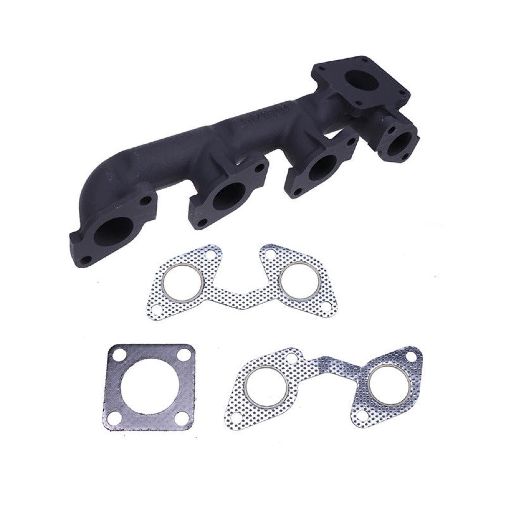 Exhaust Manifold 7008378 with Gaskets 6666781 6666791 fits Kubota Engine V2203 V2403 Bobcat Loader 751 753 763 773 7753 S130 S150 S160 S175 S185